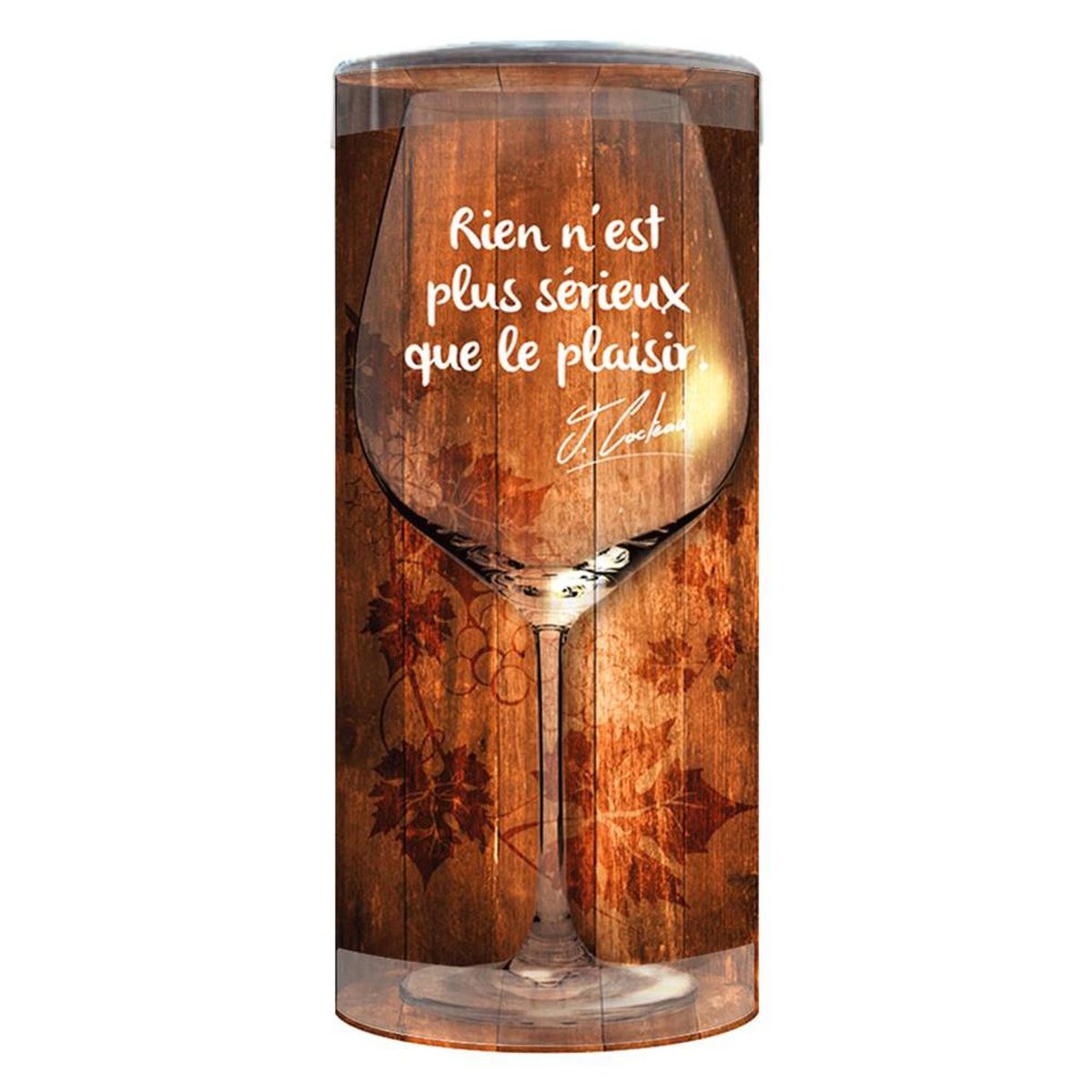 Verre A Vin Avec Citation De Jean Cocteau Achat Vente Verre A Vin Cdiscount