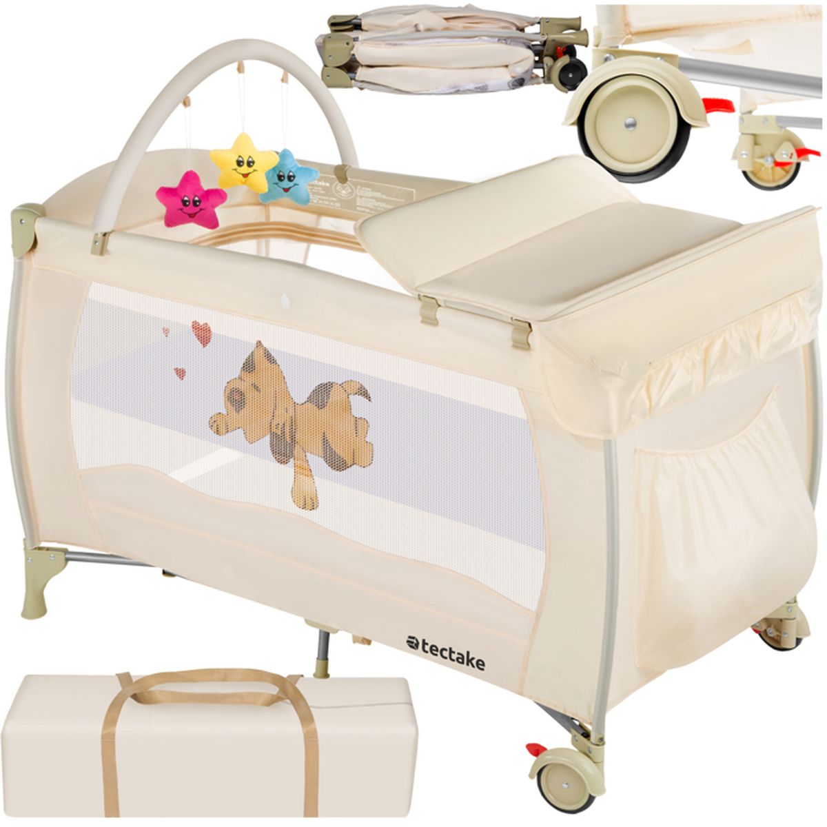 Lit parapluie avec matelas intégré Clearance