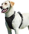 DRMKER Harnais Chien - Arnet - Réfléchissant - Anti Traction - Taille L - Noir