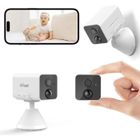 ieGeek Camera Surveillance WiFi Interieur sans Fil Batteries AI/PIR Détection Mouvement Vision Nocturne Audio Bidirectionnel