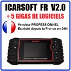 MISTER DIAGNOSTIC Valise Diagnostic Auto Pro iCarsoft FR V2.0 Spécial Peugeot Citroën Renault Dacia - AUTOCOM DELPHI