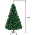 OEMG 5.5FT-170cm Sapin de Noël Artificiel en PVC 850 Branches,Support en Fer,Arbre de Noël