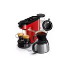 Cafetière filtre - Philips - SENSEO SWITCH HD6592/85 - Rouge - Filtre - Dosettes compatibles