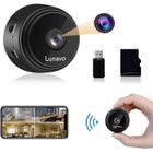 ZENTAVO TD® Mini caméra de surveillance HD 1080p - Batterie Micro WiFi - Petite caméra avec vision nocturne infrarouge et carte SD 32 G -
