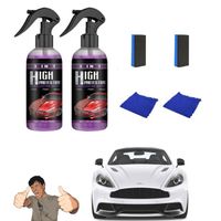 Spray de revêtement de voiture haute protection 3 et 1,cire de voiture , spray de réparation rapide haute protection (2PCS