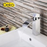 iDeko®Robinet Mitigeur lavabo cascade & Flexible 