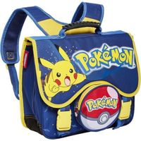 Grand cartable 38cm pokemon pikachu pour le primaire rentrée scolaire