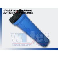 NW-BRK01 1 Etape Filtre à Eau 20Pouces - 508mm 5µ Filtre Sédiments Raccords 3/4Pouce - 20.16mm - 50881