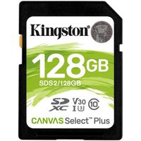 Carte SD Kingston Canvas Select Plus - 128 Go - Classe 10 UHS-I