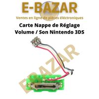Carte de Réglage du Son Nappe de Bouton Volume pour Nintendo 3DS - EBAZAR