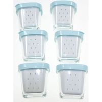 Coffret de 6 pots avec égoutoir Delices Box pour yaourtière SEB - Bleu