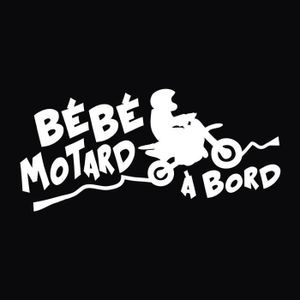 Bebe Motard A Bord Cdiscount
