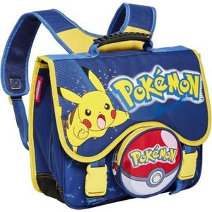 CARTABLE Grand cartable 38cm pokemon pikachu pour le primaire rentrée scolaire