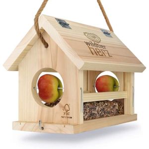 ZERONE Nichoir à oiseaux Maison d'oiseau Petite Maison d'oiseau Créative à  Suspendre pour l'Extérieur Cage à animalerie produits