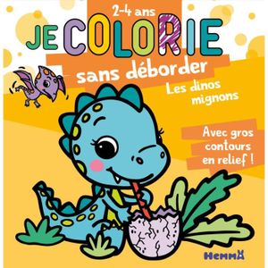 LIVRE DE COLORIAGE Hemma - Je colorie sans deborder (2-4 ans) - Les d