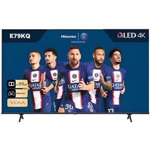 Téléviseur LED TV QLED Hisense 43E79KQ 108 cm 4K UHD Smart TV Noi