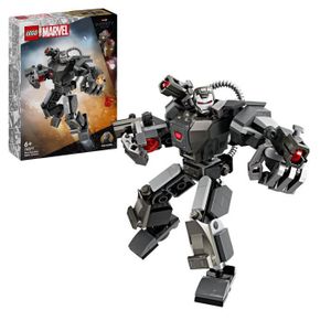 ASSEMBLAGE CONSTRUCTION LEGO® 76277 Marvel L’Armure Robot de War Machine, Jouet de Robot avec : 3 Canons de Tir, Personnage MCU