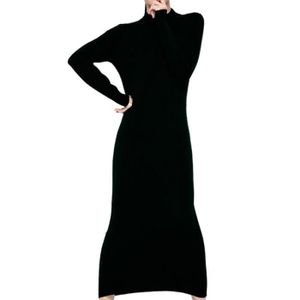 robe longue en laine femme