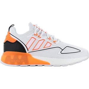 BASKET adidas Originals ZX 2K BOOST - Hommes Sneakers Baskets Chaussures Blanc-Orange GX5326