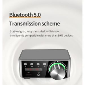 AMPLIFICATEUR HIFI Amplificateur numérique Bluetooth, Mini amplificat