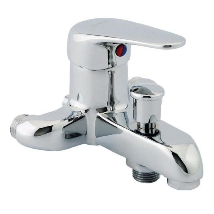 Adaptateur robinet baignoire 3-4 1-2 adaptateur laiton mitigeur douche  entraxe 60mm raccord contre-coudé excentré en laiton pou A331 - Cdiscount  Bricolage