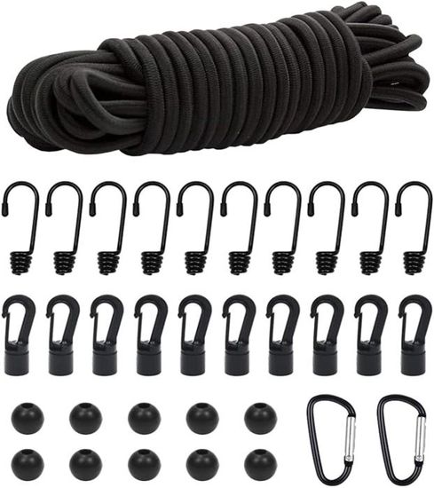 Corde Polypropylène 10 M X 4 Mm Pour Fixation Voile D'ombrage - Résistante Aux Intempéries, Blanche