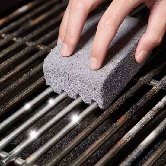 Lot De 4 Pierres Ponce De Nettoyage Pour Barbecue - Écologique, Réutilisable, Sans Métal