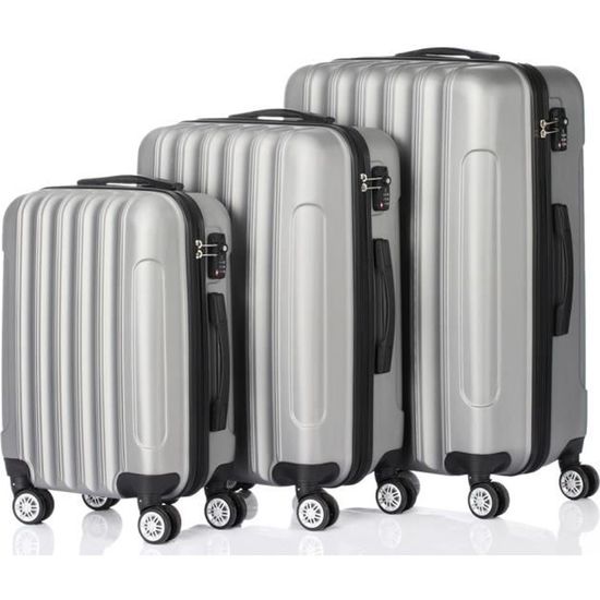 RYDR Lot De 2 Valises Légères à Coque Rigide Avec Serrure à