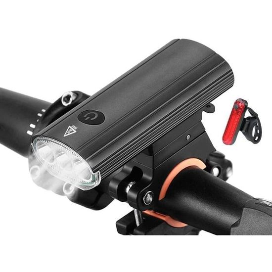 Klaxon De Vélo Avec Projecteur Large Portée - IPX5 étanche, Rechargeable USB