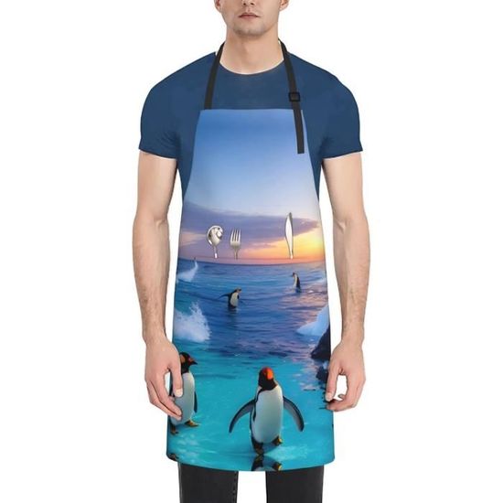Tablier De Cuisine Drôle 3D EORPAVU - Imperméable Et Original