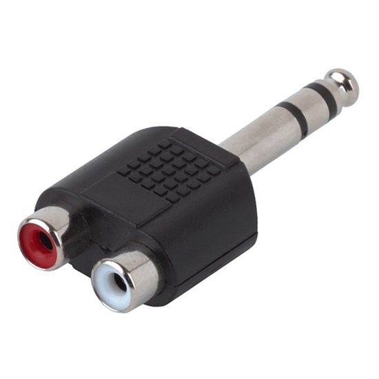Adaptateur Jack 6.5 Mm Mâle Vers 6.35 Mm Femelle Stéréo - Neuf, Générique
