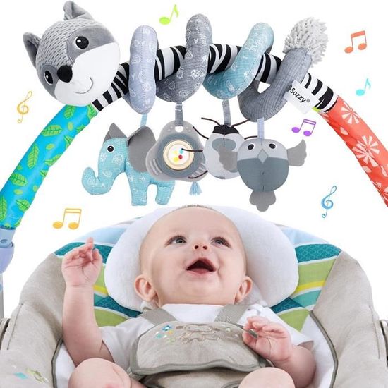 Activité d'éveil - Boulier Spirale Jouets de poussette pour bébé Lion -  Jaune - Cdiscount Puériculture & Eveil bébé