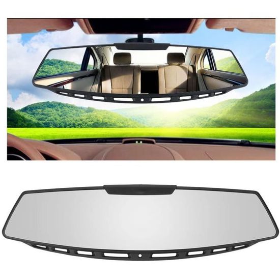 Rétroviseur de voiture universel de 30,5 cm - Blanc HD Rétroviseur de voiture universel de 30,5 cm - Blanc HD
