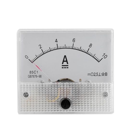 Ampèremètre DC 85C1 DC 0-200MA pointeur DC ampèremètre ampèremètre de tête  jauge de courant appareils de mesure HB021 - Cdiscount Bricolage