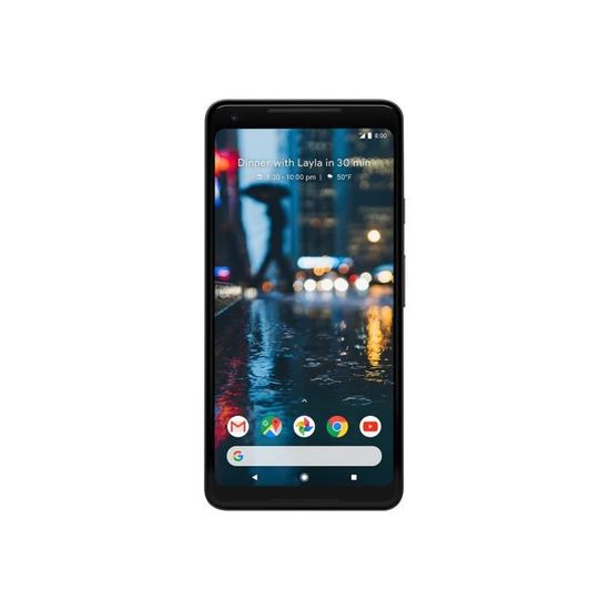Google Pixel 2 XL Smartphone 4G LTE 64 Go CDMA - GSM 6" 2880 x 1440 pixels (538 ppi) P-OLED RAM 4 Go 12,2 MP (caméra avant de 8…