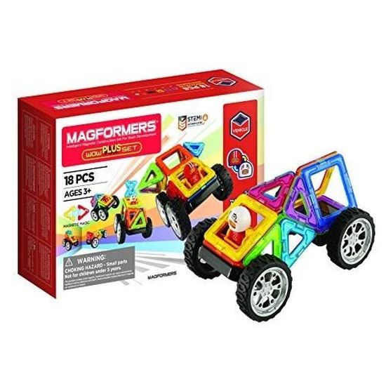 Magformers 63118, Blocchi Magnetici Per Costruzioni 3D: Tante Forme Speciali Per Imparare Giocando, Sicuri E Resistenti