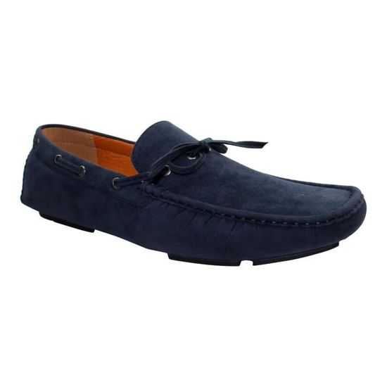 Maria Jaen 3602N Marine | mocassins bleu marine automne hiver - TROIS PAR 3