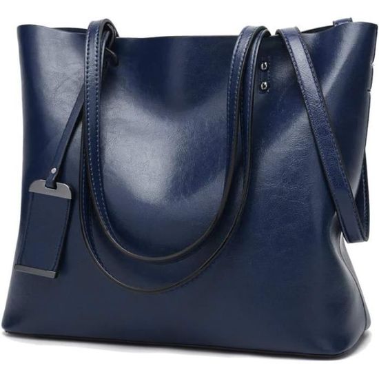 Coolives Tote Borsa Donna In PU – Verticale, Con Tracolla Regolabile, Impermeabile E Capiente, Per Lavoro E Viaggi