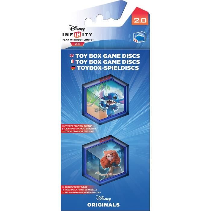 2 Toy Box Game Discs Disney Infinity 2.0 Originals Cdiscount Jeux vidéo