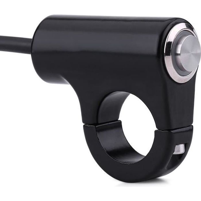 Interrupteur de montage de guidon de moto Bouton poussoir de phare Frein Feu antibrouillard-YUA