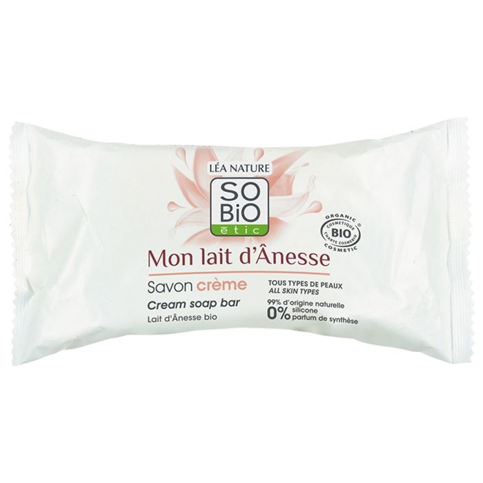 SO'BiO ETIC Savon crème Mon Lait d'Ânesse - 100 g