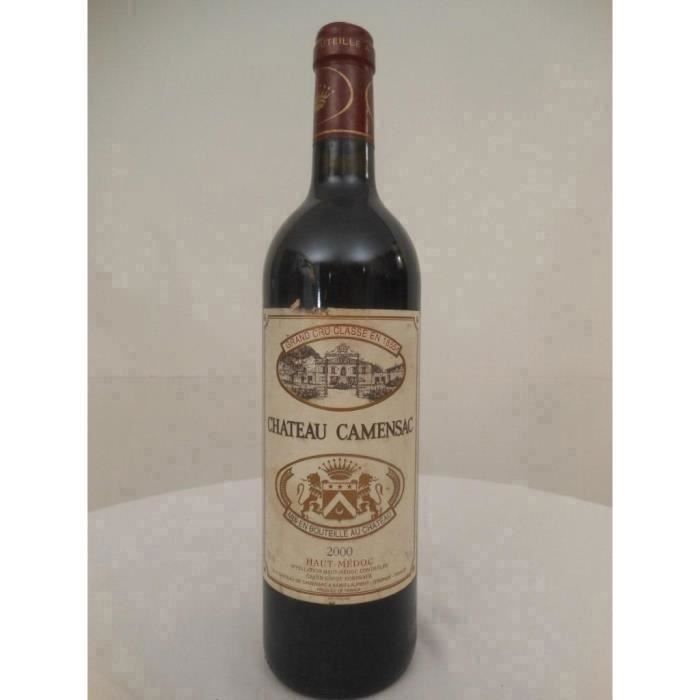 haut-médoc château de camensac grand cru classé rouge 2000 - bordeaux france