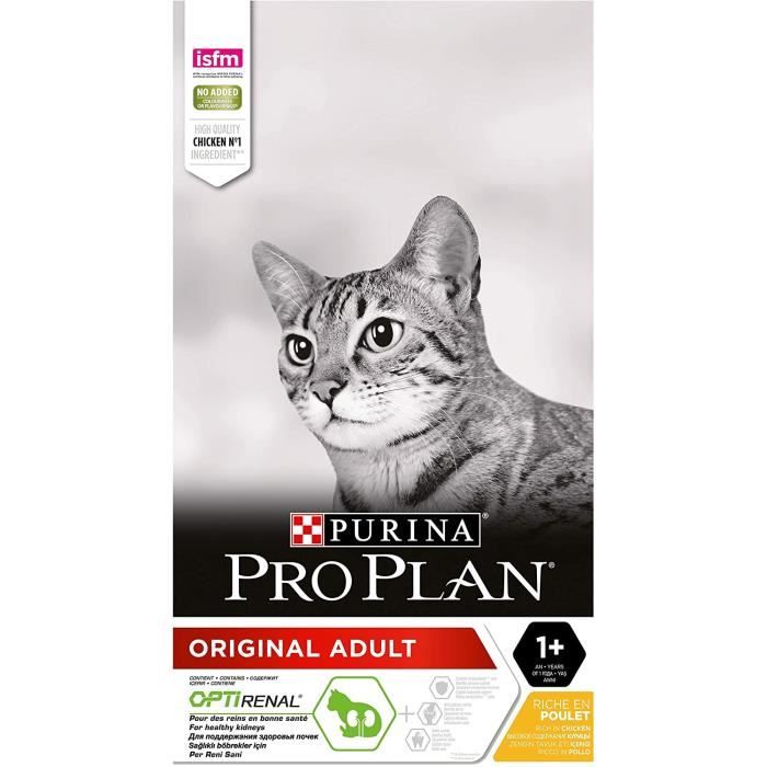 PRO PLAN - Riche en Poulet - 10 KG - Croquettes pour chat adulte 446772