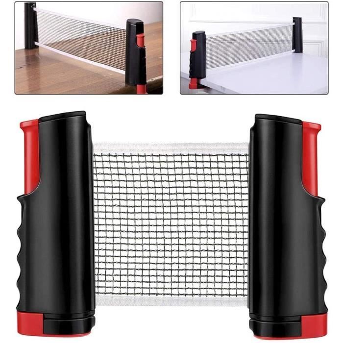 Filet de Ping Pong, Accessoire escamotable de ping-Pong de Support de Filet de Tennis de Table pour la Table de Bureau de Table