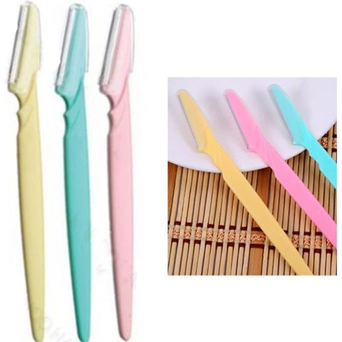 3x Outil de beauté Lady Shaver sourcils Shaper rasoirs lame beauté Nouveau