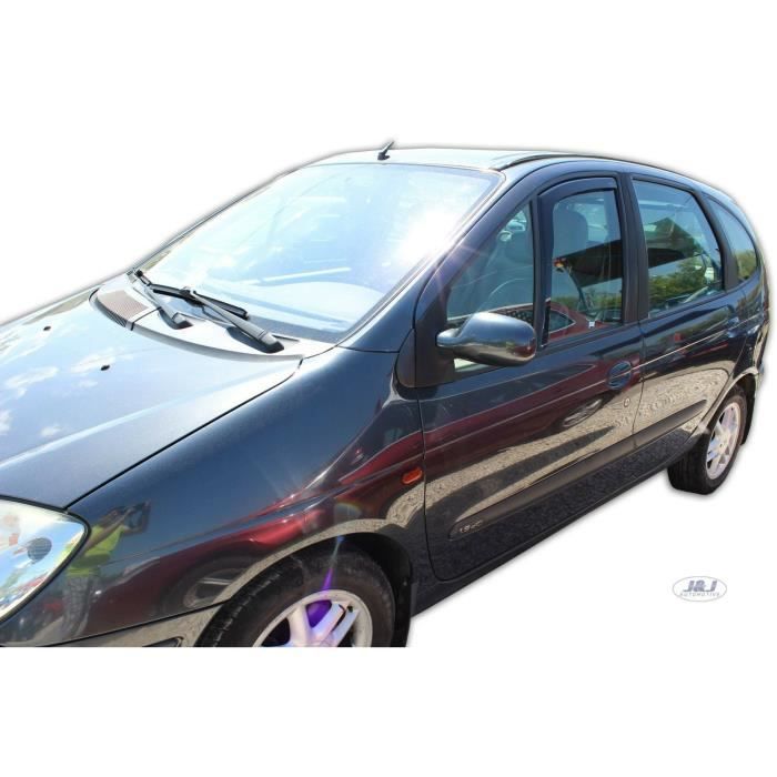 - Deflecteurs d'Air déflecteurs de vent Compatible avec Scenic 5 Portes 1996-2003 2 pièces