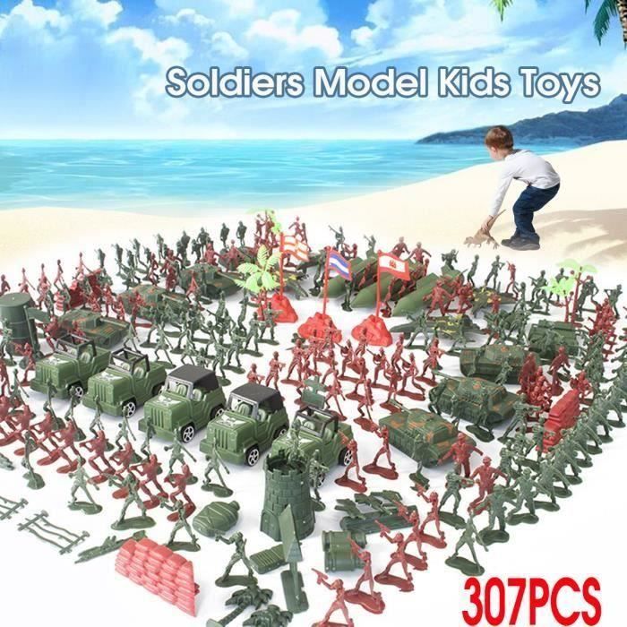 AVANC SET 307pcs Armée Soldats Tank Modèle Miniature Enfant Jouet Cadeau Noel