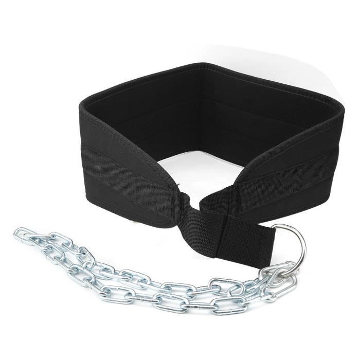Akozon Ceinture de trempette Ceinture Plongeante Lestée de Traction à Demi-Longueur Ceinture de Tranche d'Haltère Équipement de
