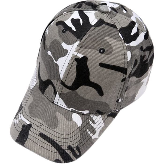Casquette Camouflage Baseball Cap Sport Femmes Coton Tissu Respirant Outdoor Casual Chapeau de Soleil Casquettes de Camionneur Hat