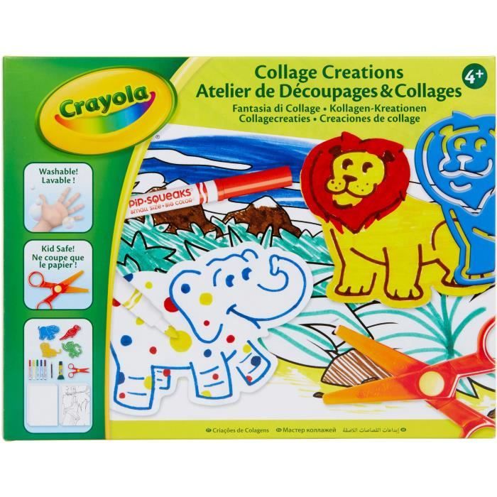 Crayola - Atelier de Découpages & Collages - Activités pour les enfants
